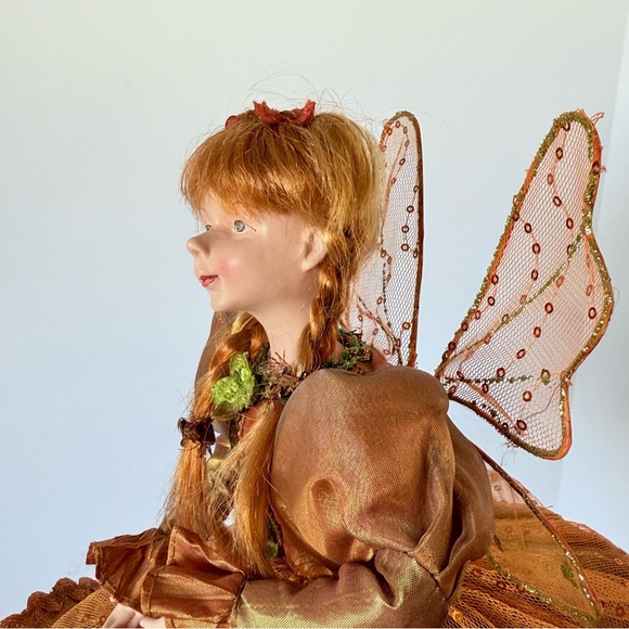 Winward Holidays Autumn Leaves Fairy Pixie Doll Katherine’s Coll 14” Posable - Picture 6 of 14